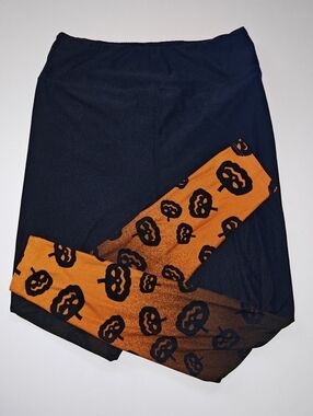 LuLaRoe Pumpkin Print Women’s Leggings